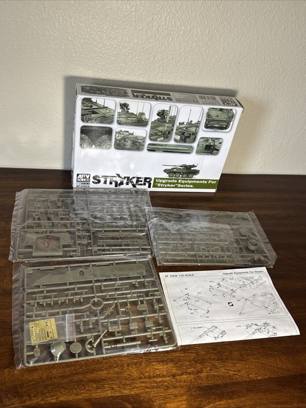 AFV Club AF35S59 1/35 Upgrade Equipment for Stryker Series of Vehicles – USA